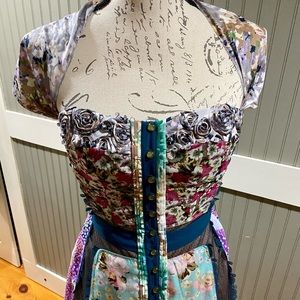 Anthropologie Strapless Midi dress